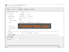 Custom Rate Laws