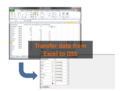 Transfer from Excel to GSS