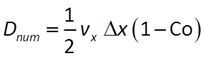 Coefficient of Numerical Dispersion